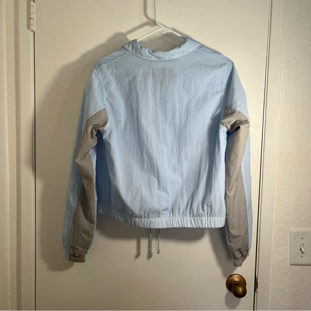 Nike Jordan Women’s Flight Light Blue and Gray Utility Jacket Windbreaker Small - Picture 10 of 16